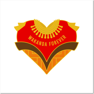 Superhero Heart - Wakanda Forever Posters and Art